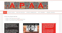 Desktop Screenshot of apaa.ca